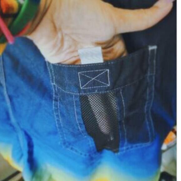 No Boundaries Colorful Ombre Swim Trunks Mesh - Picture 4 of 8